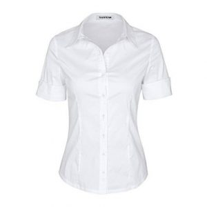 School White Short Sleeve Shirt